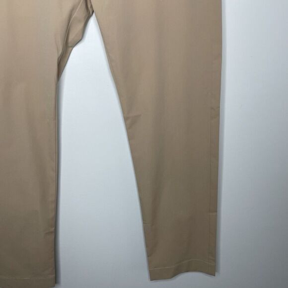 J.CREW Tech Pant Men 33 x 30 Slim Lightweight Khaki Tan Performance AA712 - Picture 5 of 16